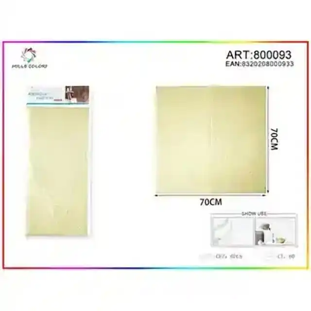 Adesivo da parete 5d 70 × 70 cm – oro – articolo 800093