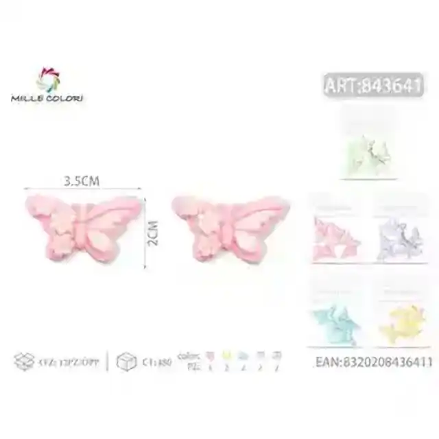 Decorazione in resina 4 pz – articolo 843641