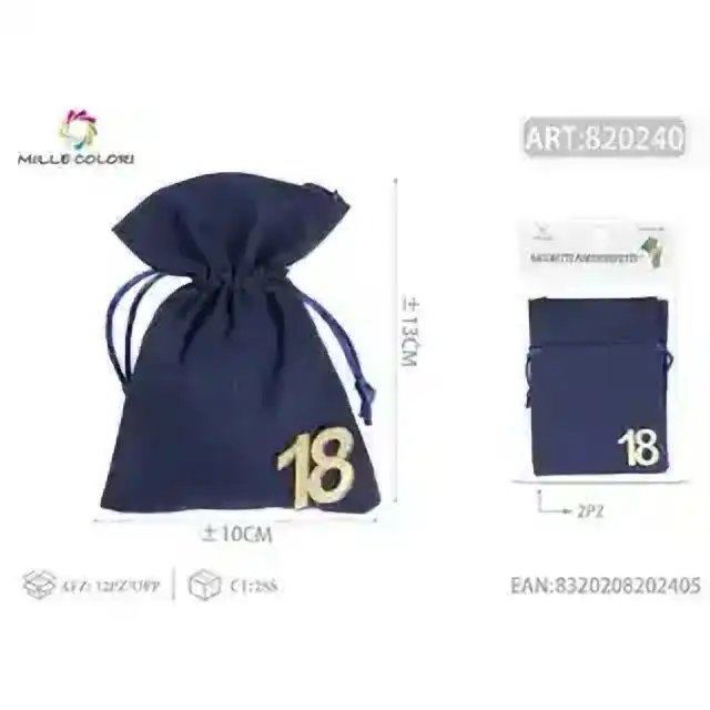 Bomb.portaconfetti 18anni, 10 × 13 cm – articolo 820240