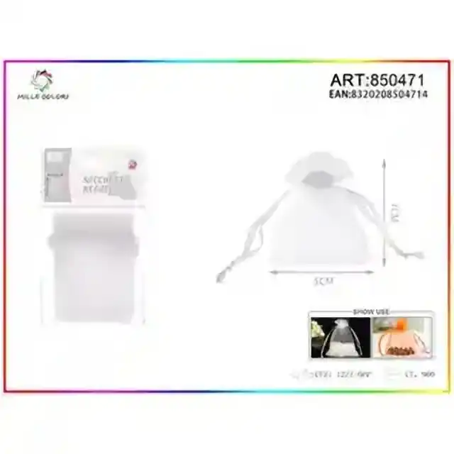 Sacchetti organza 5 × 7 6 pz – articolo 850471