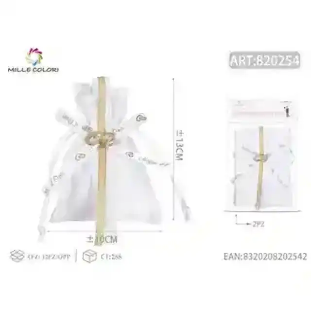 Bomb.portaconfetti nozze d'oro, 10 × 13 cm – articolo 820254