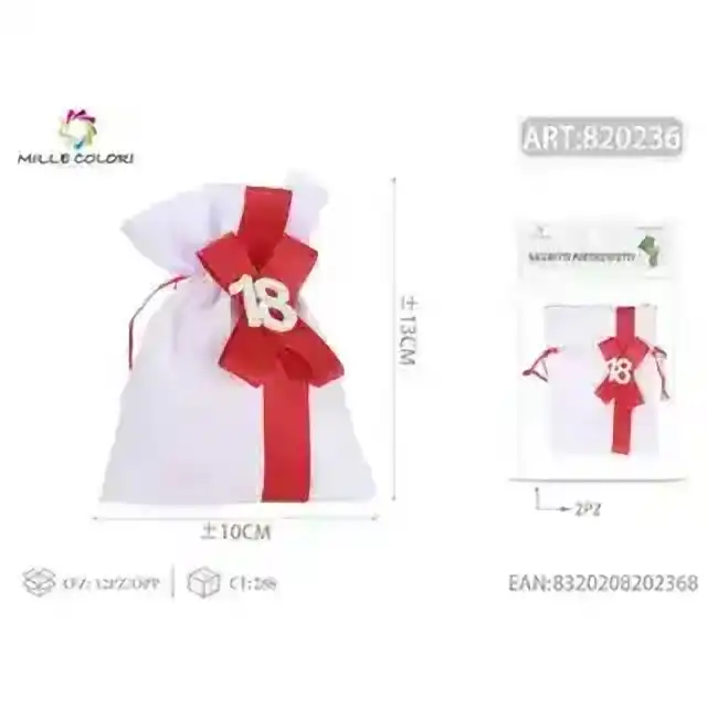 Bomb.portaconfetti 18anni – rosso, 10 × 13 cm – articolo 820236