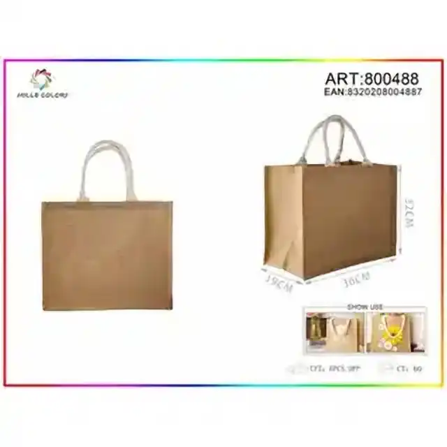Borsa in juta 36 × 32 × 19 – articolo 800488