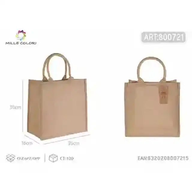 Borsa in juta 30 × 30 × 16 – articolo 800721