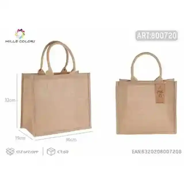 Borsa in juta 36 × 32 × 19 – articolo 800720
