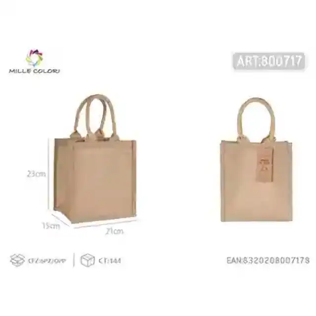 Borsa in juta 21 × 23 × 15 – articolo 800717