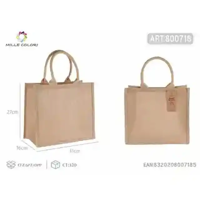 Borsa in juta 31 × 27 × 16 – articolo 800718