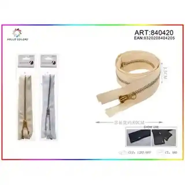 Cerniere lampo sganciabile 80 cm – articolo 840420