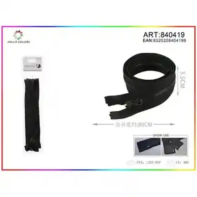 Cerniere lampo sganciabile 80 cm – articolo 840419