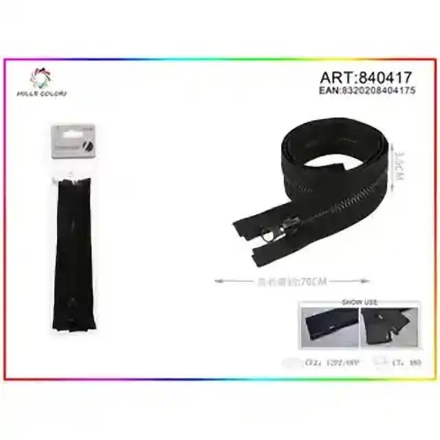 Cerniere lampo sganciabile 70 cm – articolo 840417