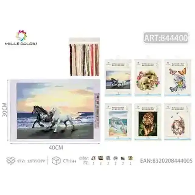 Kit da ricamo PUnto croce 30 × 40 cm – articolo 844400