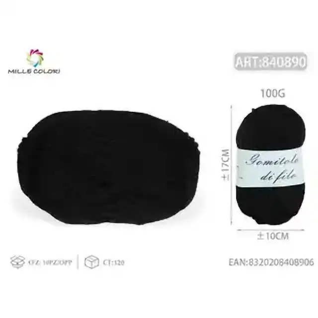 Gomitolo di filo spesso 100 g m01 – articolo 840890