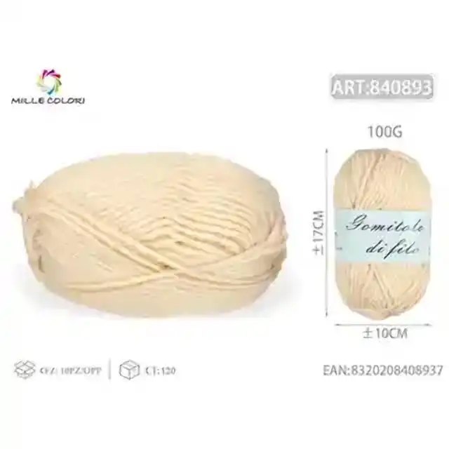 Gomitolo di filo spesso 100 g m04 – articolo 840893