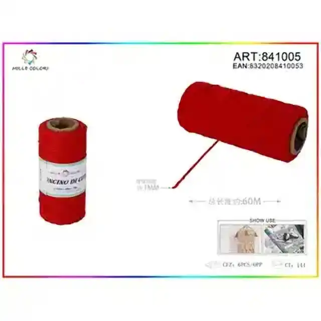 Cordoncino di cotone 1.0 mm×70 g×60 m – articolo 841005