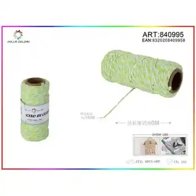 Cordoncino bicolore 1.0 mm×70 g×60 m – articolo 840995