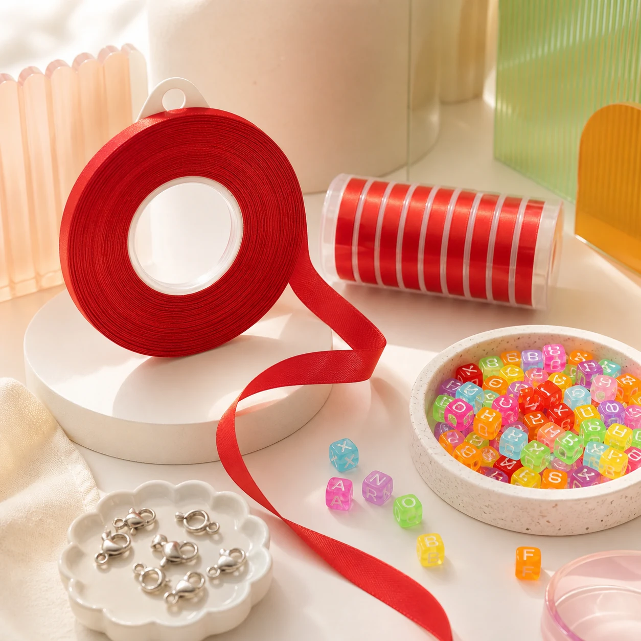 Creatività, nastri e materiali